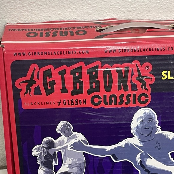 Gibbon Slackline Original Red Classic 49ft 15m in Box - Picture 2 of 10